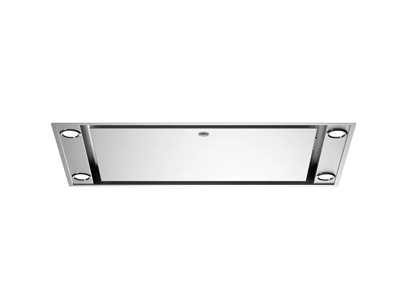 Ⓜ️🔵🔵🔵 BERTAZZONI KC90PRO1XA - Cappa a soffitto, 90 cm, Incasso, Serie Modern, Acciaio Inox, Nuova Classe A+
