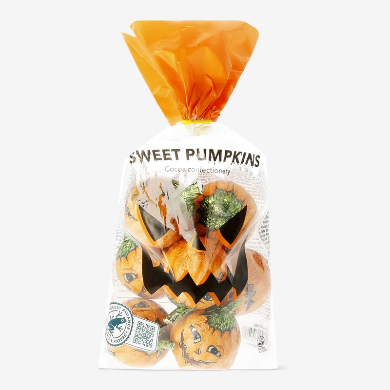 Cocoa confectionery Halloween pumpkins