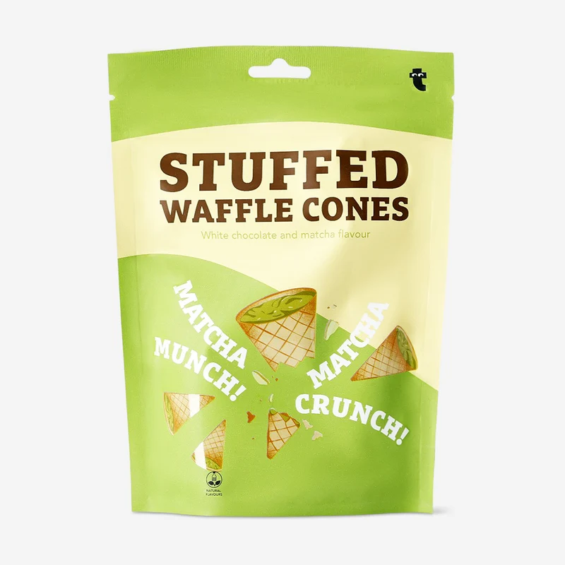 Waffle cones - Matcha flavour