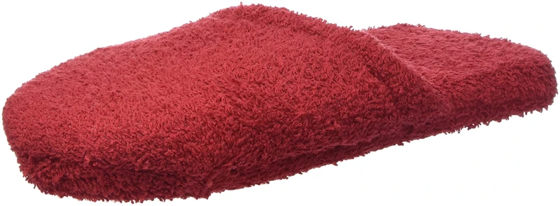 Excelsa Caldo Pantofole da Bagno Donna, Spugna, Rosso, 27.5 x 11 x 3 cm