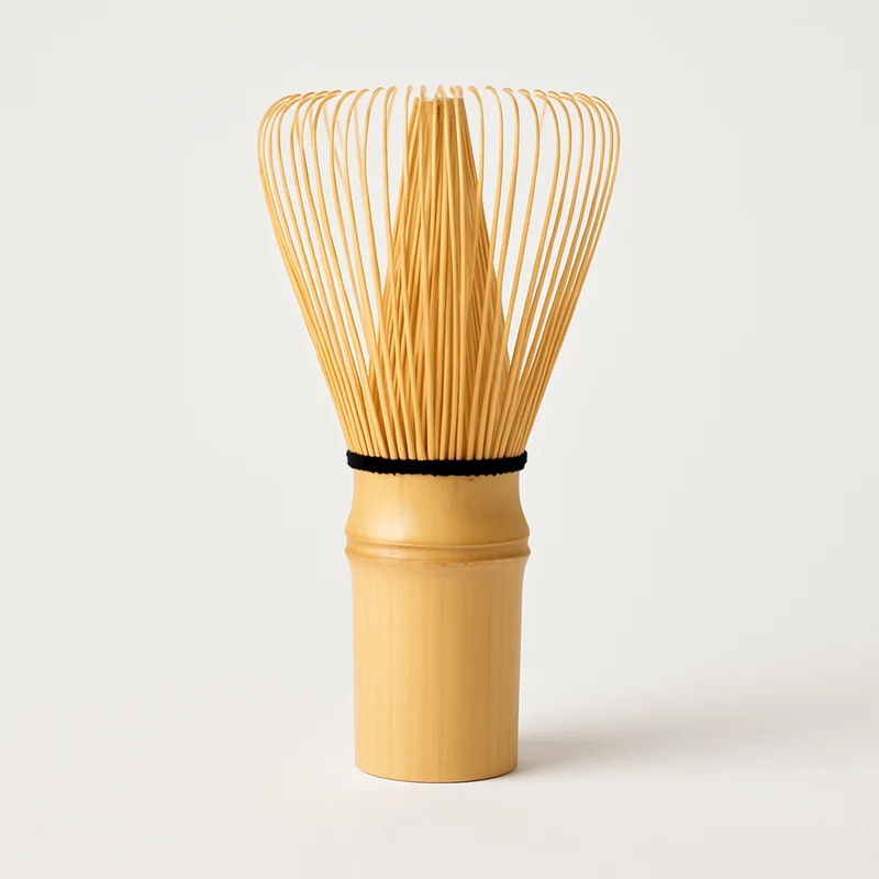 Matcha Besen Chasen – handgefertigt aus goldenem Bambus