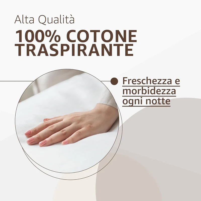 Lenzuolo con Angoli Matrimoniale in Percallino di Cotone – Prodotto in Italia