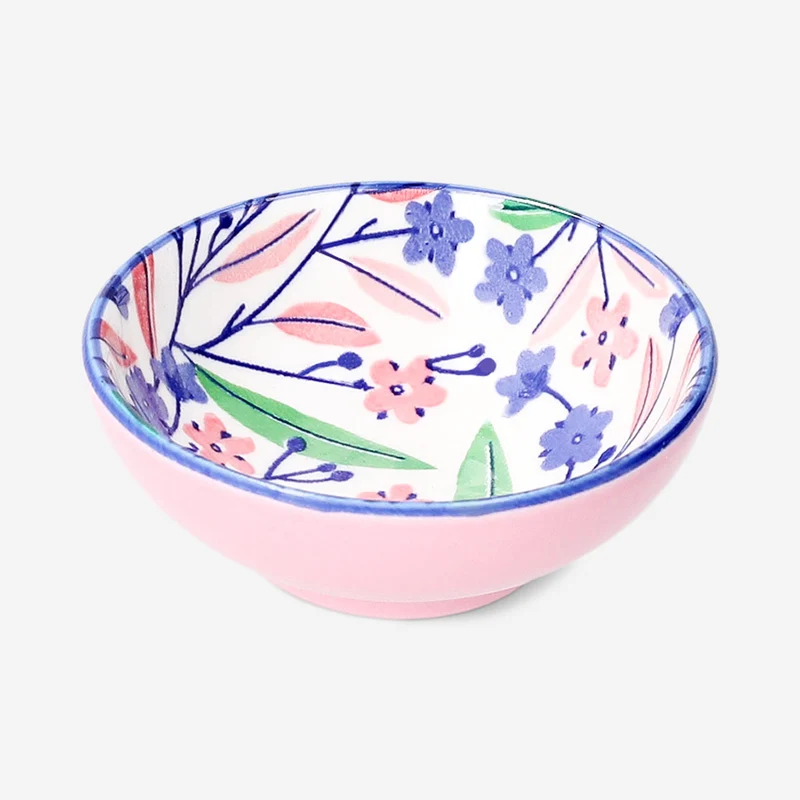 Mini bowl with flowers - 8 cm