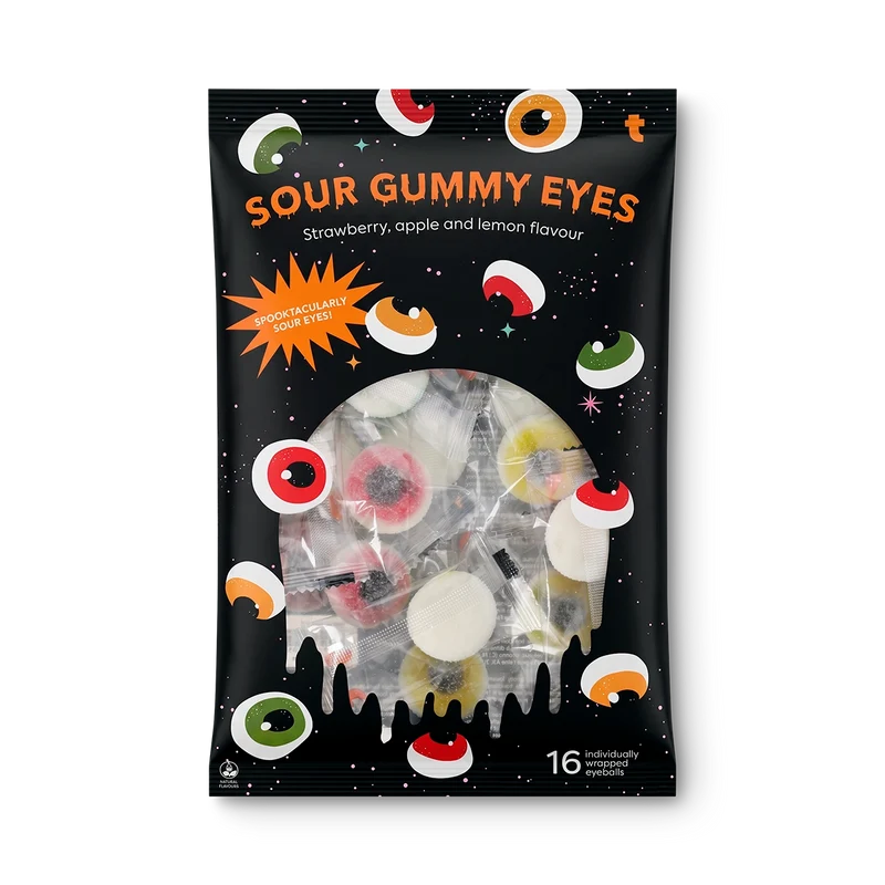 Sour gummy eyeballs