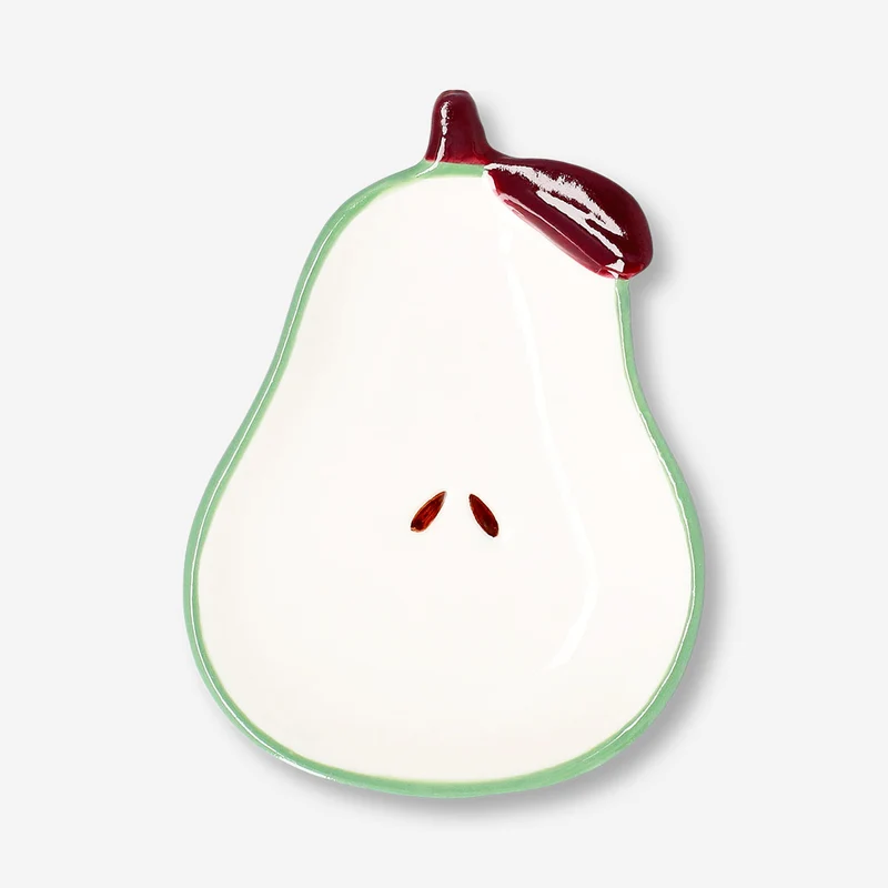 Pear soap dish