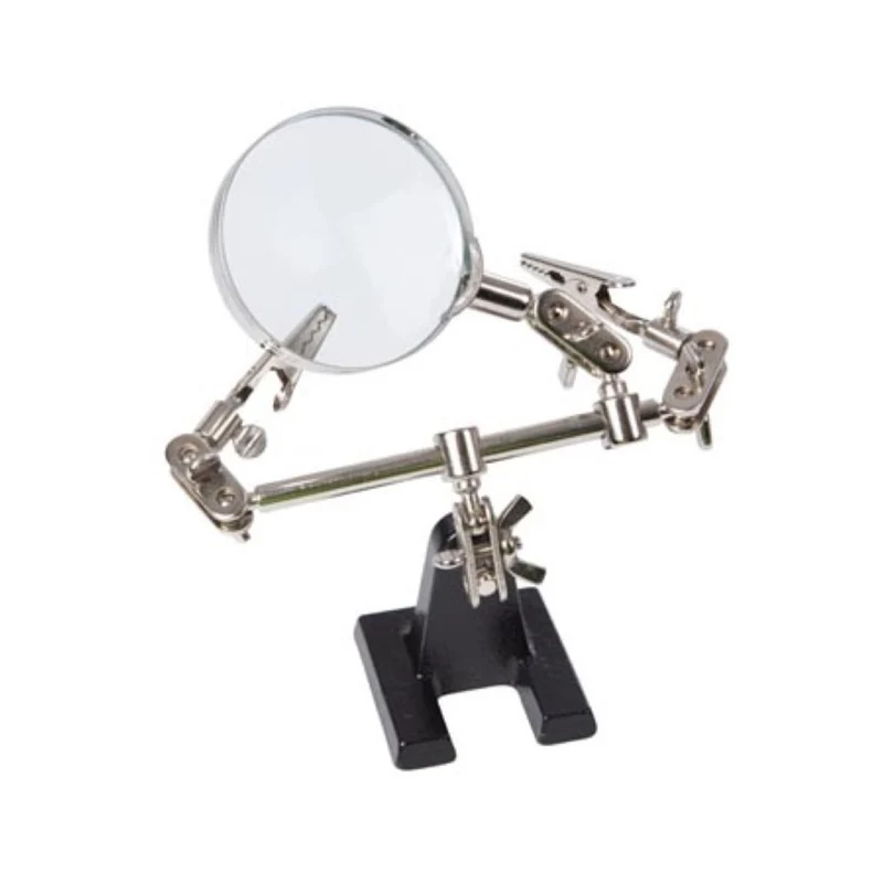 Terza mano + set di supporto per saldatore Velleman VTHHN