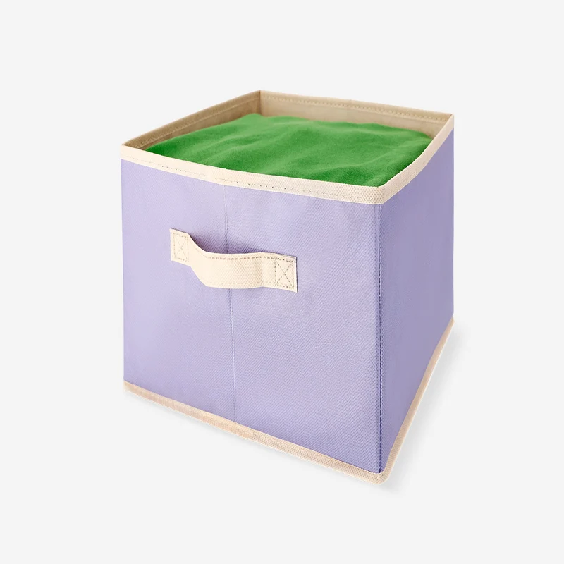 Purple storage basket - 20x30 cm