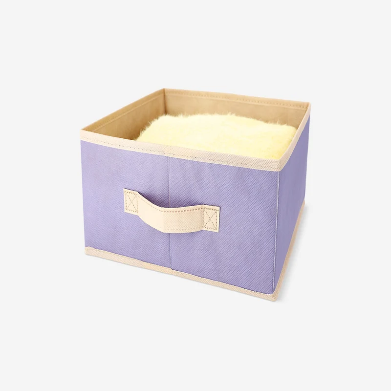 Purple storage basket - 13x30 cm