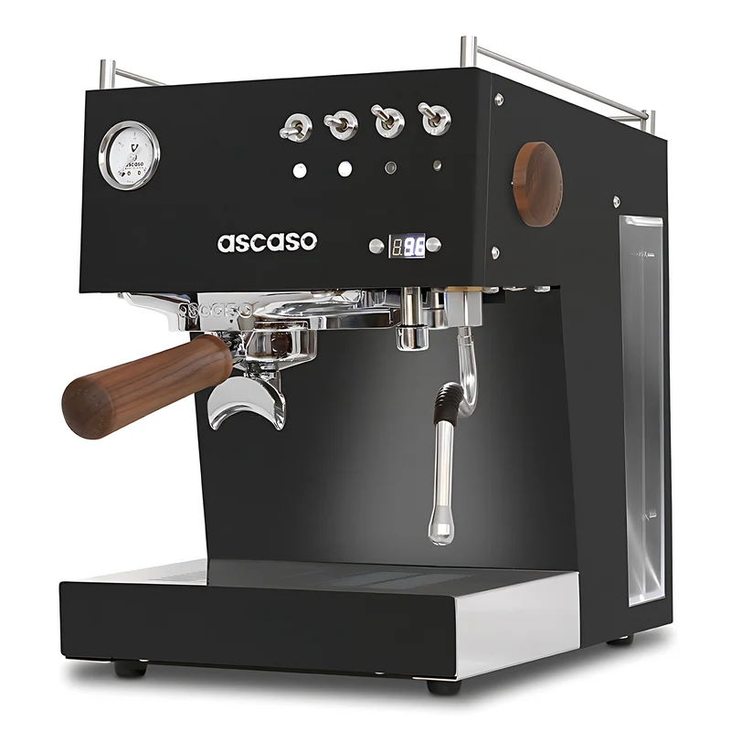 Ascaso Steel Duo PID V2 schwarz / black & wood