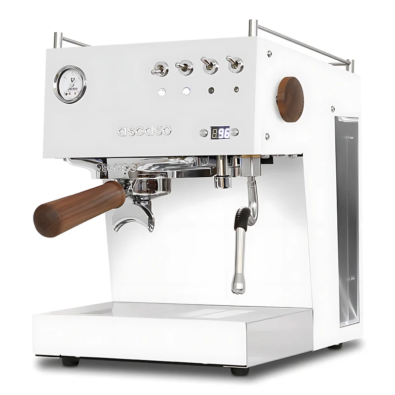 Ascaso Steel Duo PID V2 Weiß / White & Wood