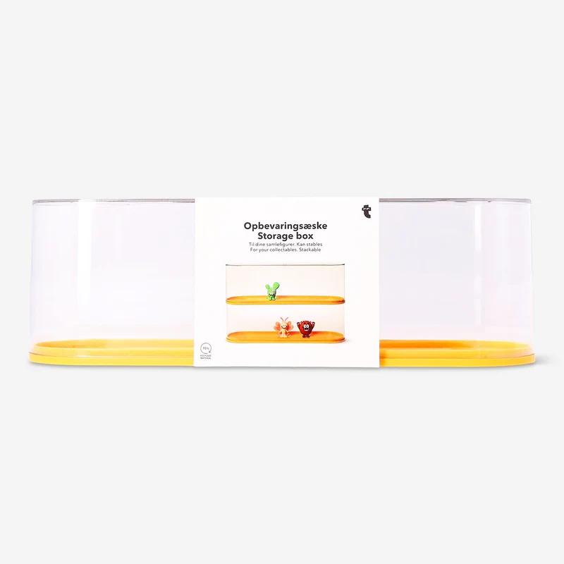 Stackable storage box for toy collections - 10 x 32 cm