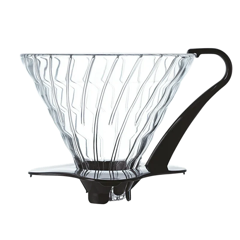 Hario V60 Glass Coffee Dripper 03 - Black