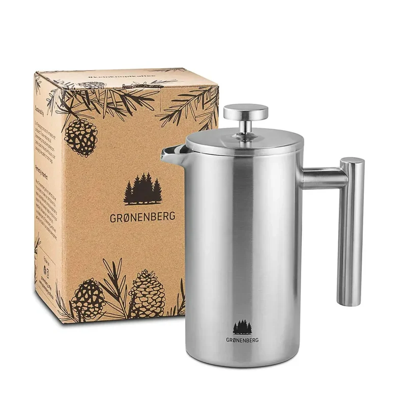 Groenenberg French Press aus Edelstahl 600 ml