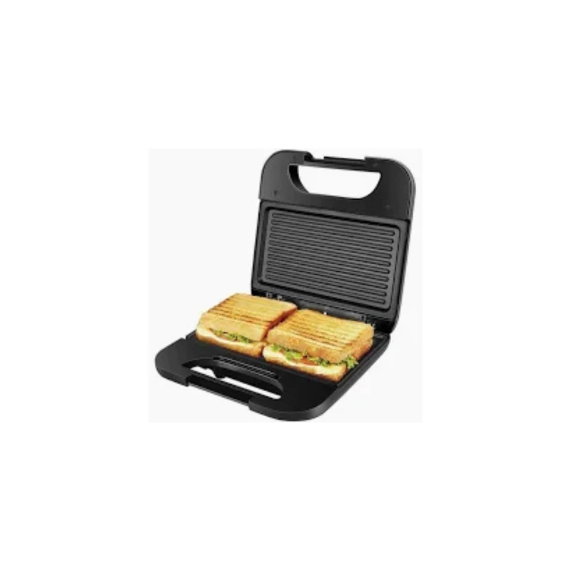 Tostiera Inox Termozeta 73838 750 W – Sandwich Maker con Piastre Antiaderenti e Termostato Automatico