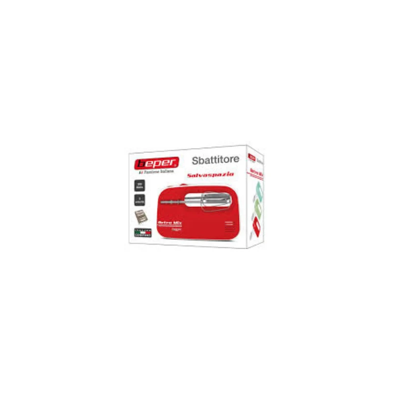 Sbattitore Elettrico Beper BP.300H 150 W – Fruste in Acciaio Inox per Impasti e Crema