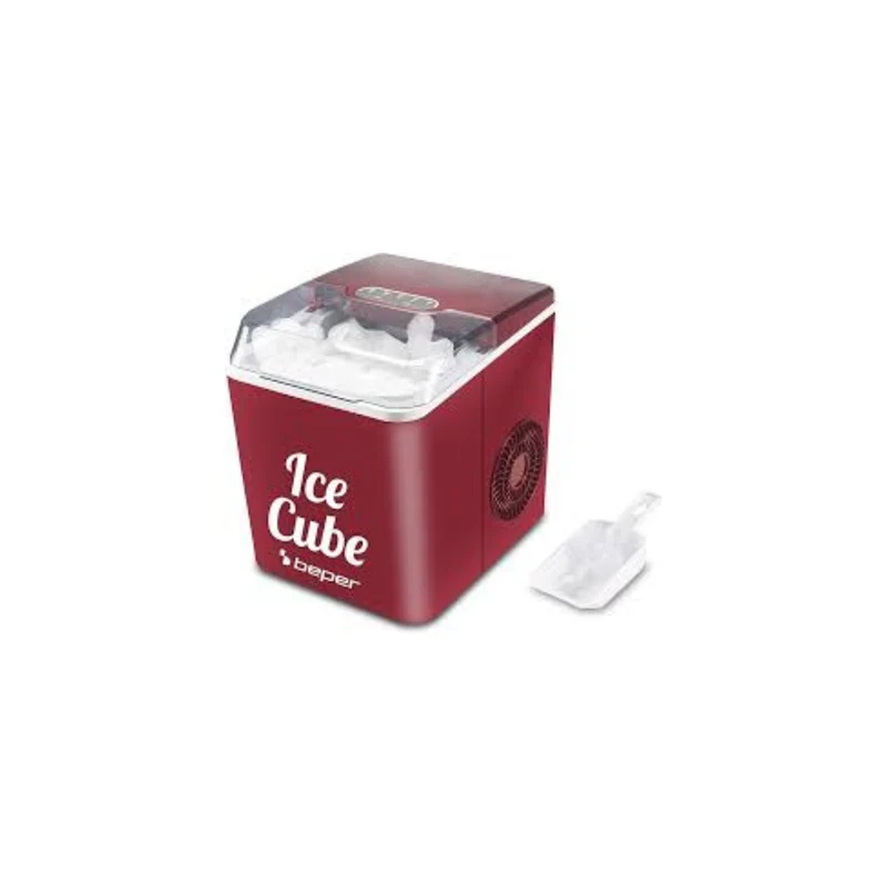 Macchina per Ghiaccio Beper P102CON550 – Produzione 12 kg/24 h, 2 Dimensioni Cubetti