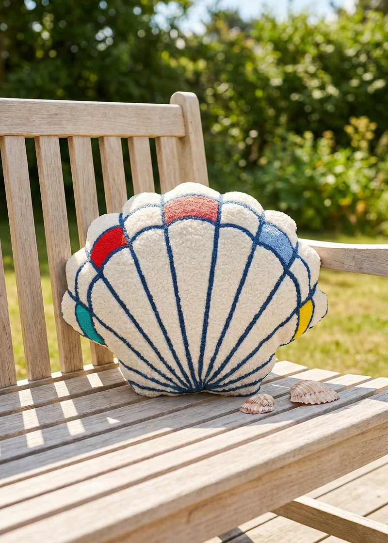 Shell cushion - 32x39 cm