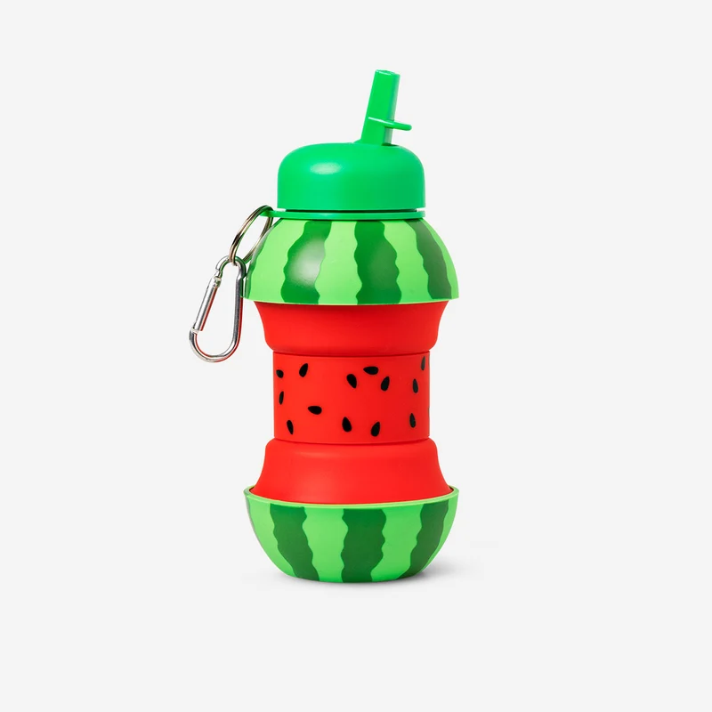 Foldable watermelon drinking bottle -
