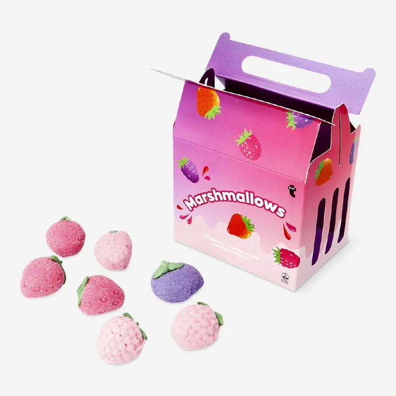 Marshmallow basket - Raspberry, strawberry and blackberry flavour