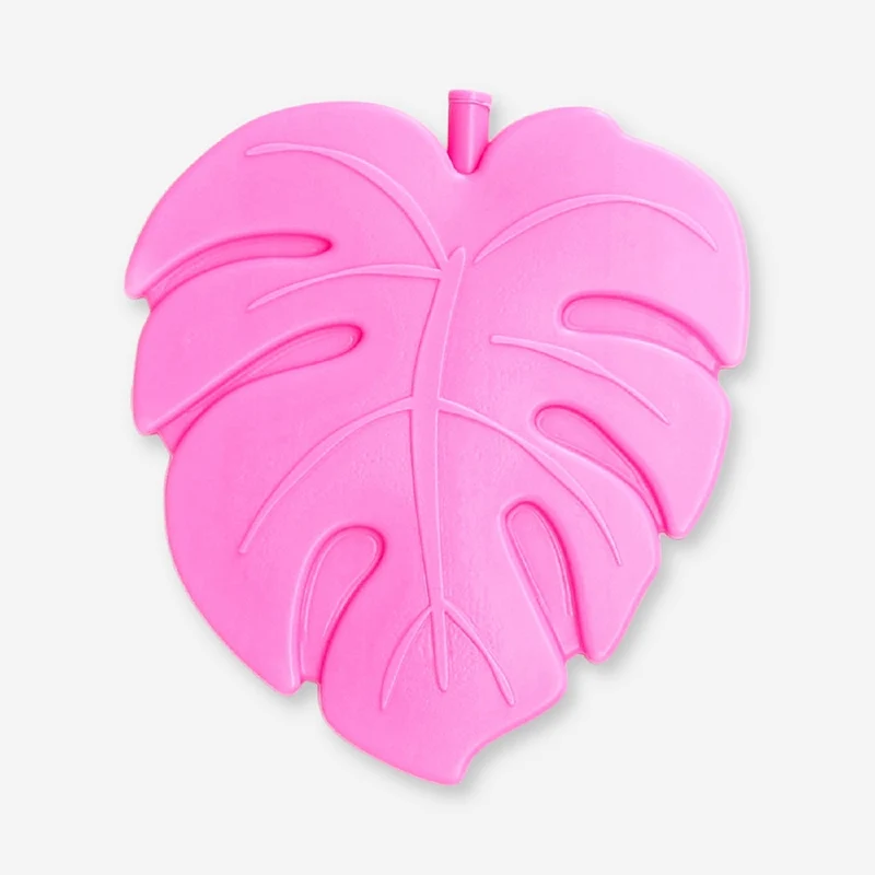Pink leaf ice block