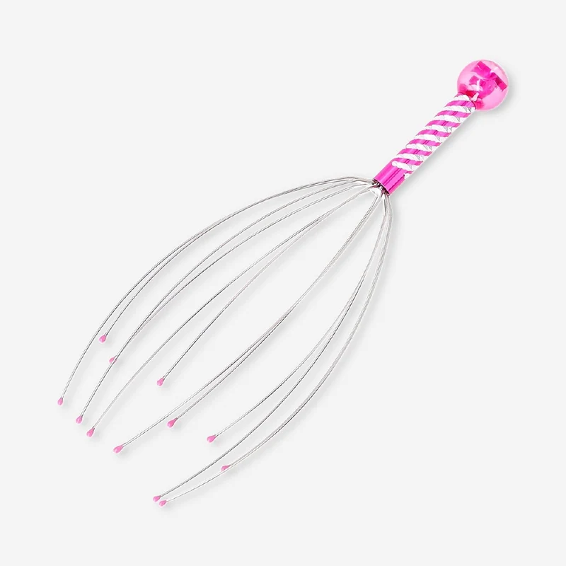 Pink head massager
