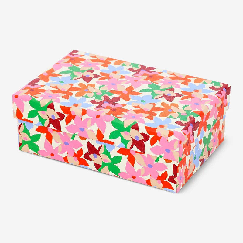 Storage box with geometric print - 11x17