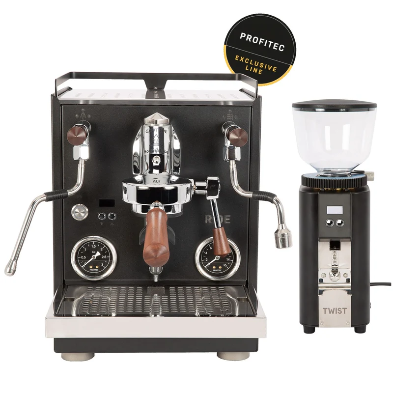 Profitec Ride Schwarz Bundle mit Profitec Twist A54