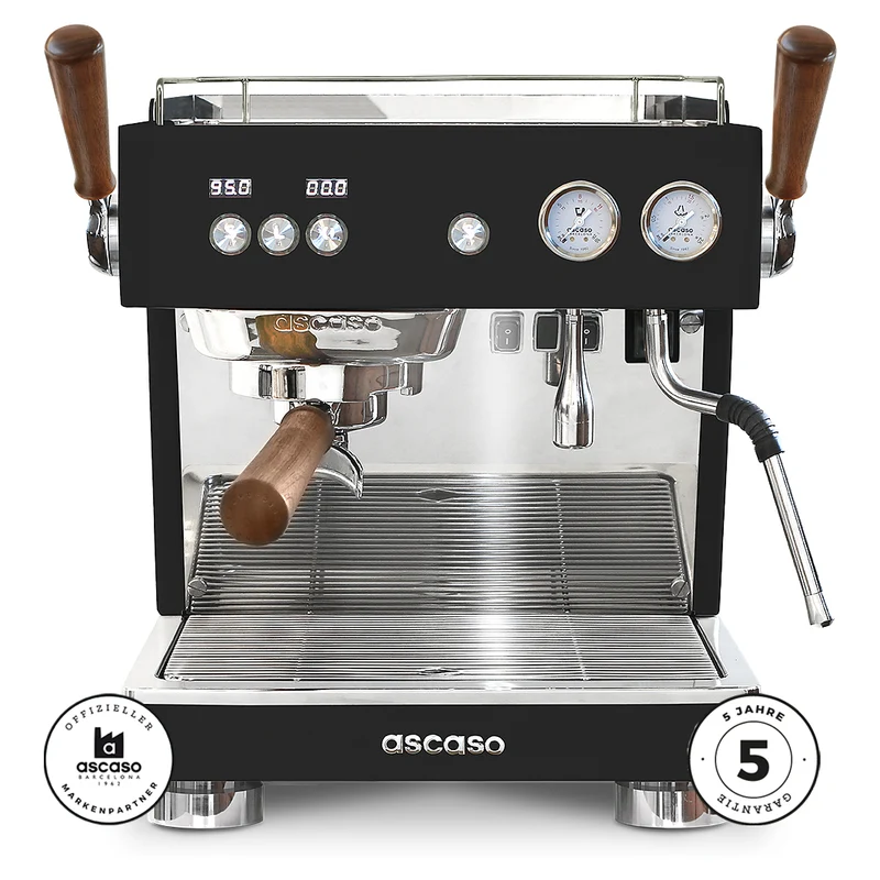 Ascaso Baby T Plus mit Flowcontrol Schwarz