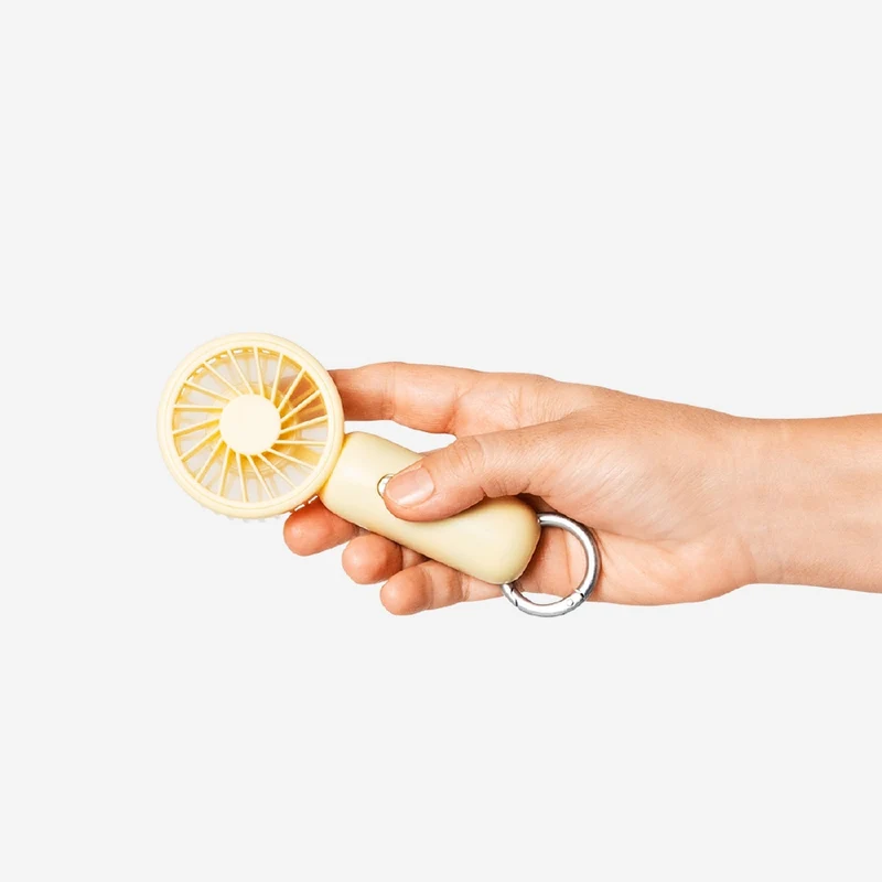 Handheld fan with 3 settings - Yellow