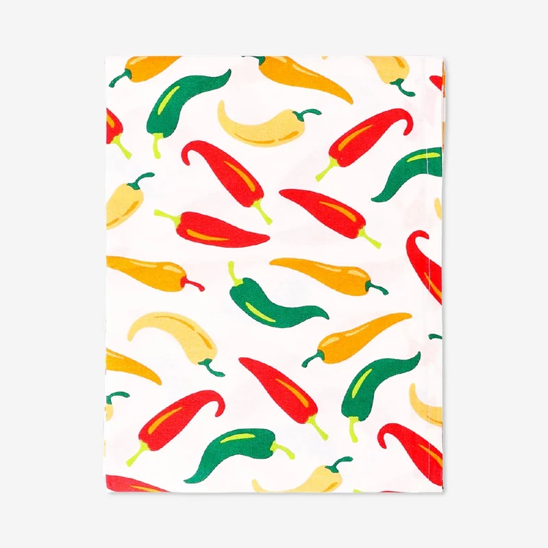 Tablecloth with chilli print - 140x220 cm