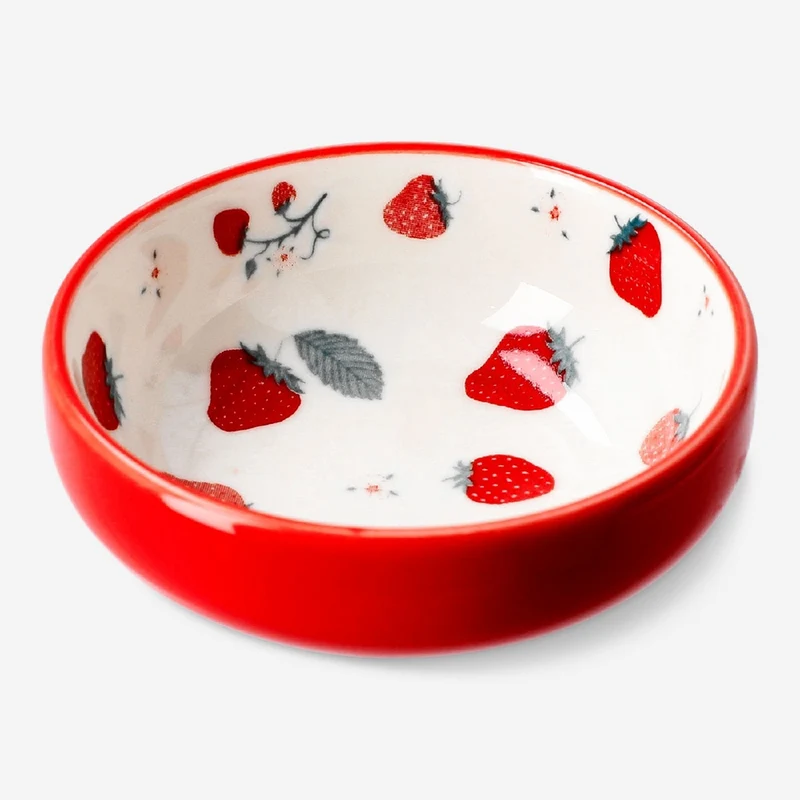 Soya bowl with strawberry print - 8 cm