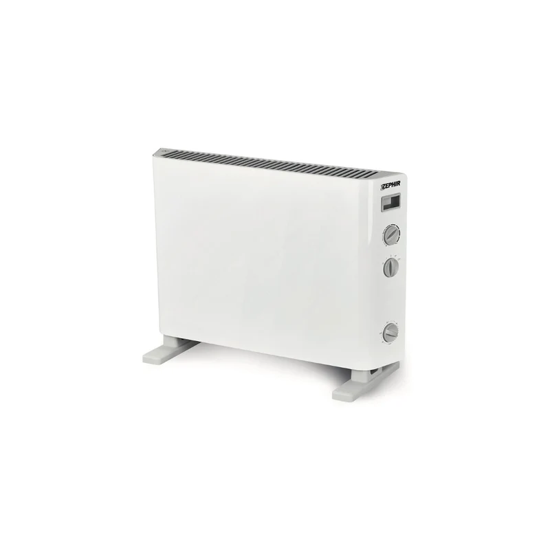 Termoconvettore da pavimento Zephir ZCV2005TT-B – 1250/2000 W, funzione Turbo, Timer 24h