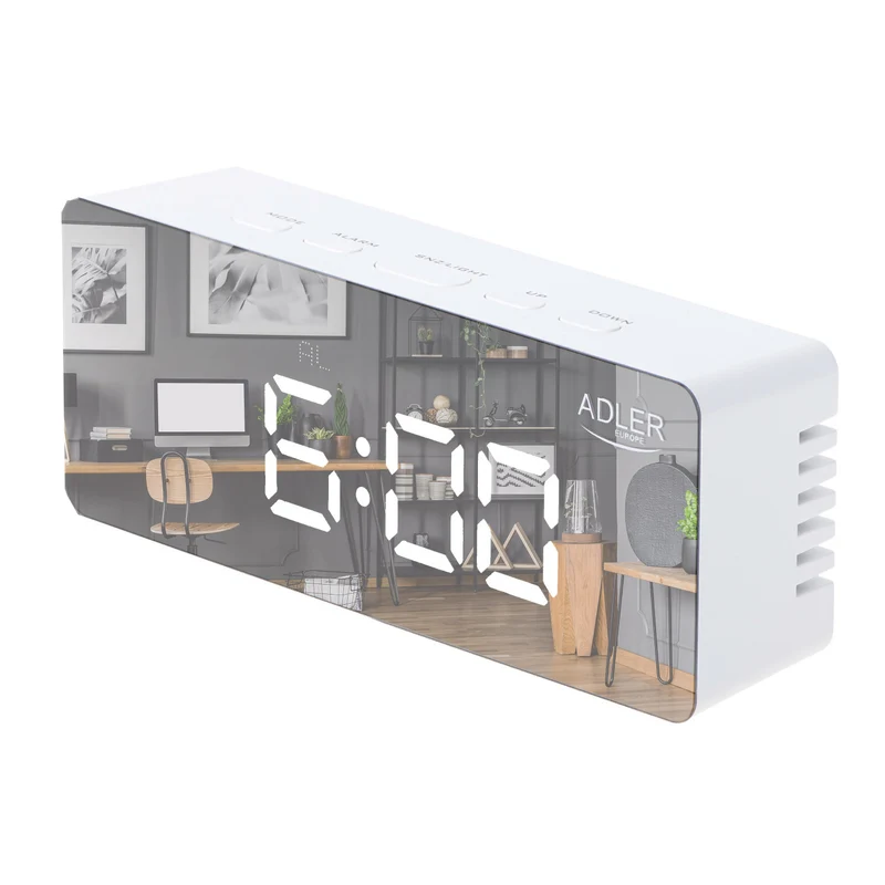 Sveglia con display LED e termometro Adler AD 1189 W