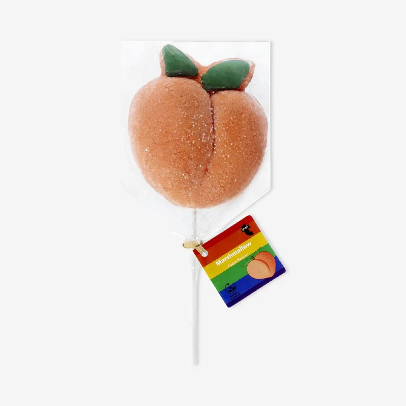 Marshmallow on a stick - Peach