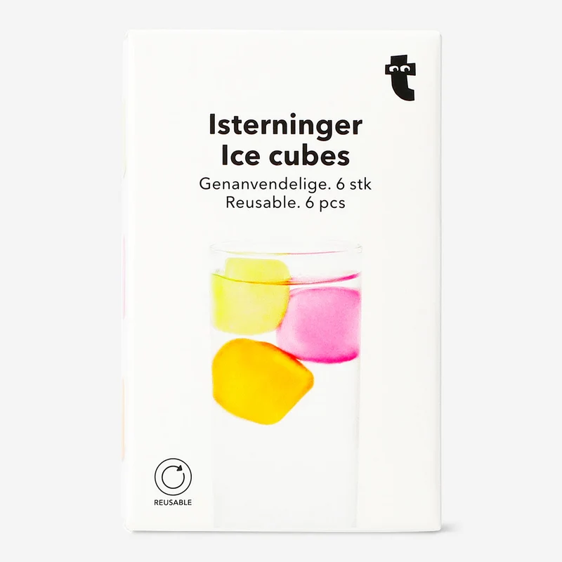 Reusable ice cubes - 6 pcs