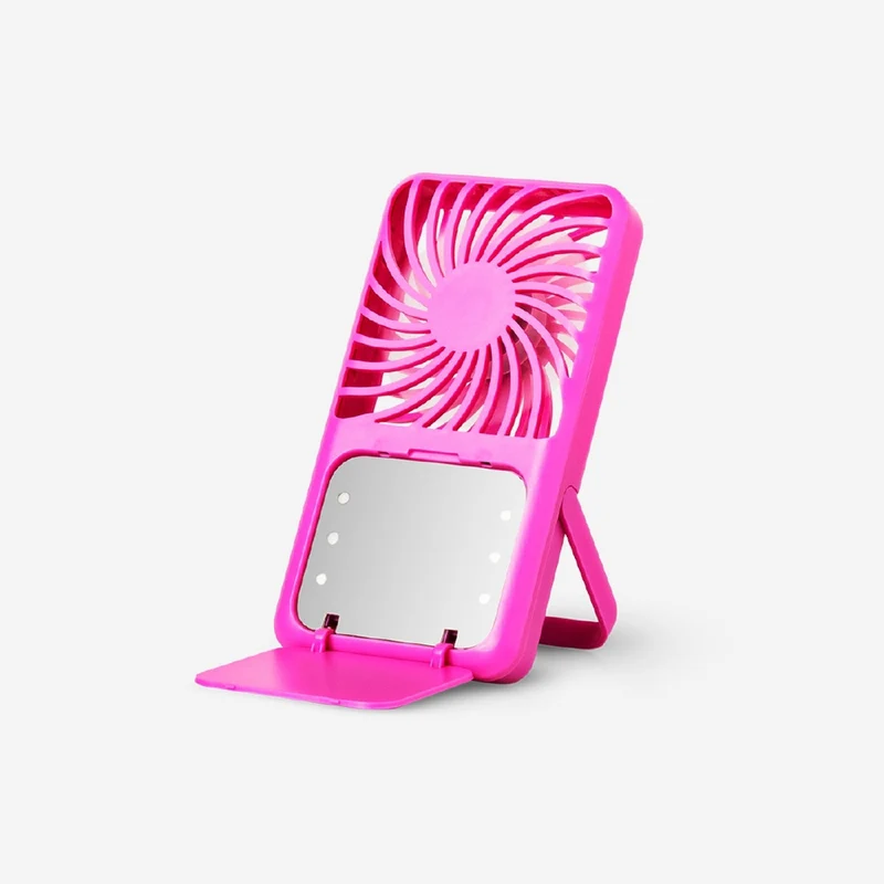 RuPaul's Drag Race x Flying Tiger Copenhagen - Pink electronic fan with mirror