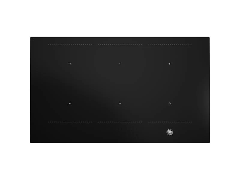 Ⓜ️🔵🔵🔵 BERTAZZONI P906IM3G5NE - Piano Cottura a Induzione, 90 cm, Nero, Serie Modern, 3 Multizone