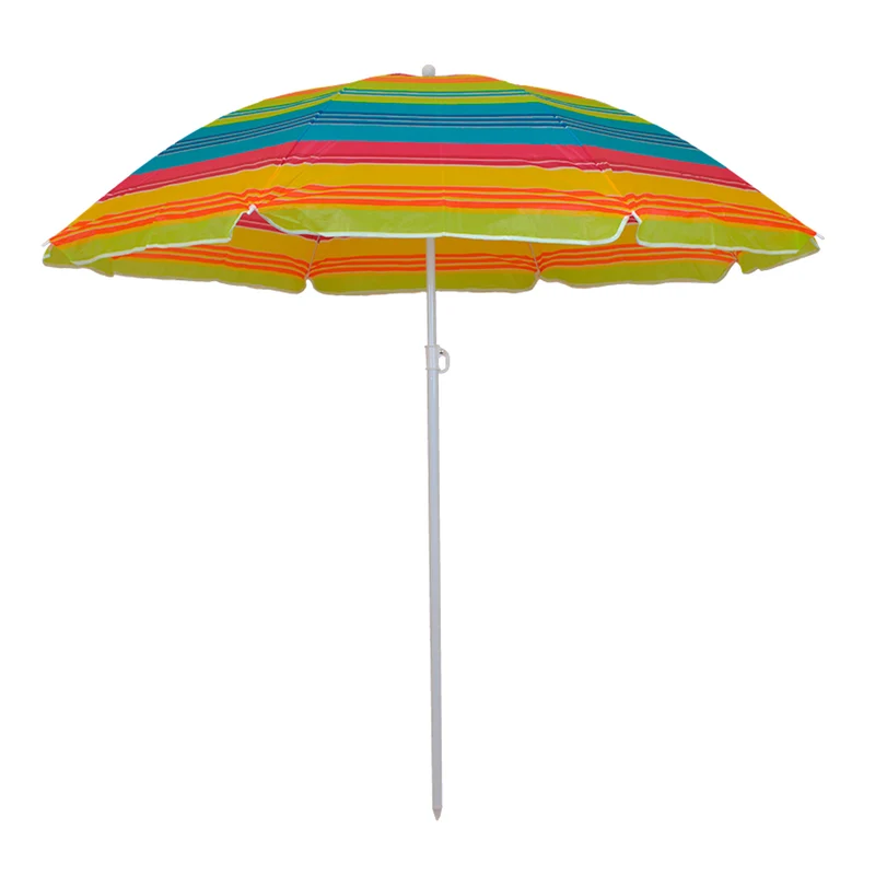 Ombrellone da giardino Master Grill&Party, diametro 180 cm, strisce colorate, JKB02