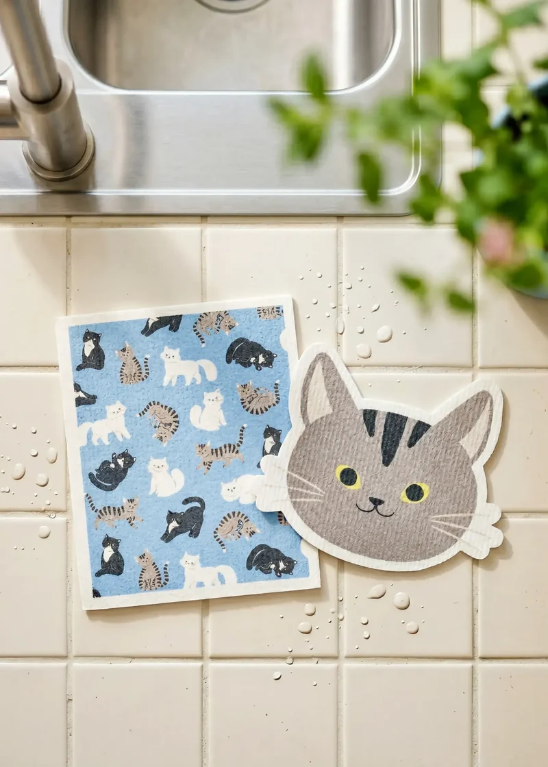Cat kitchen cloths - 2 pcs