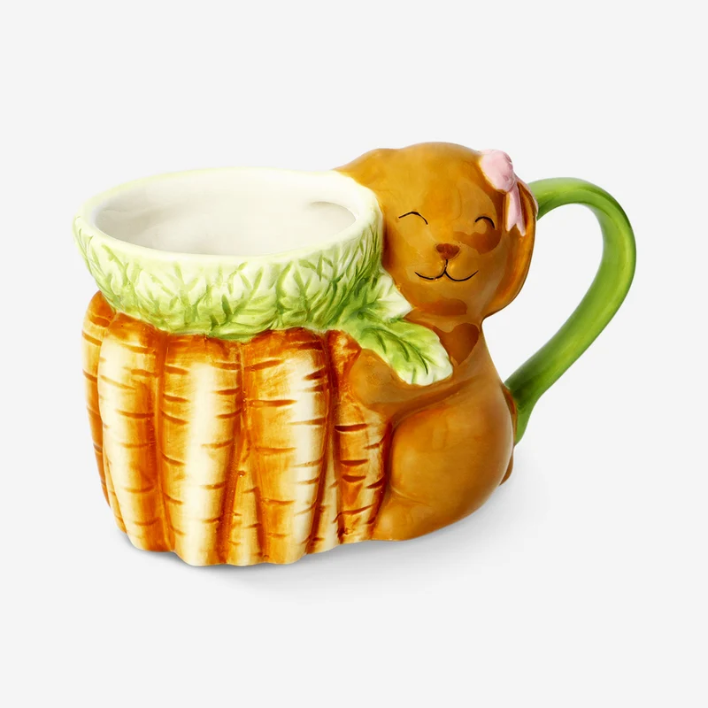 Bunny with carrots mug - 255 ml