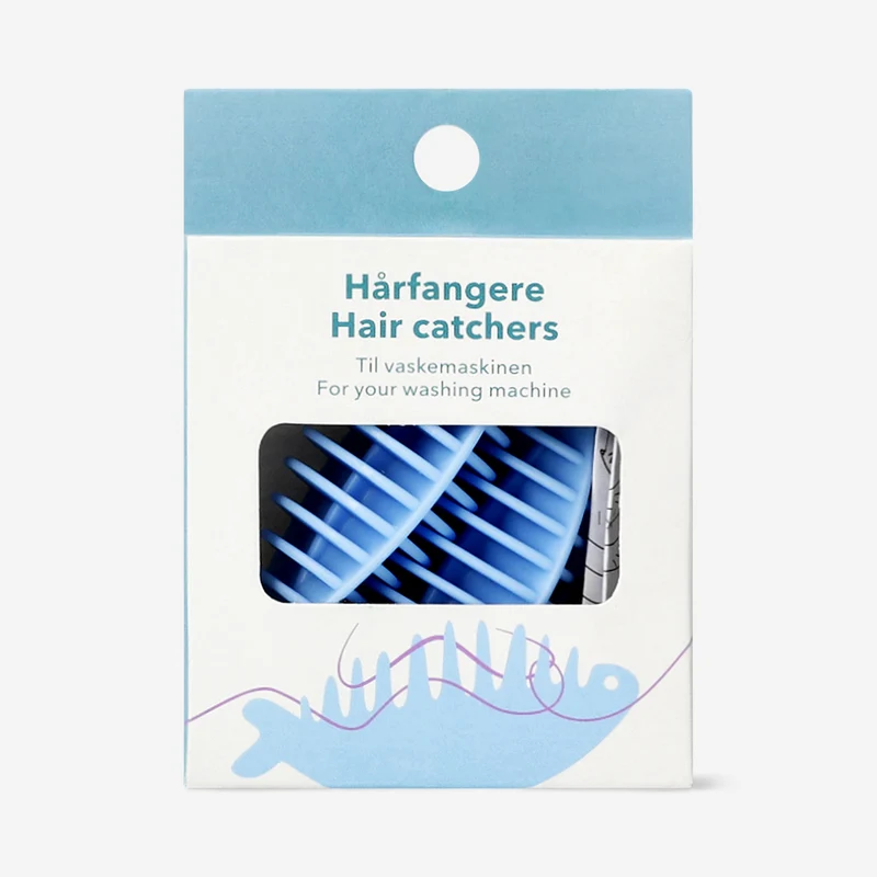 Blue fish hair catchers for washing machine - 2 pcs
