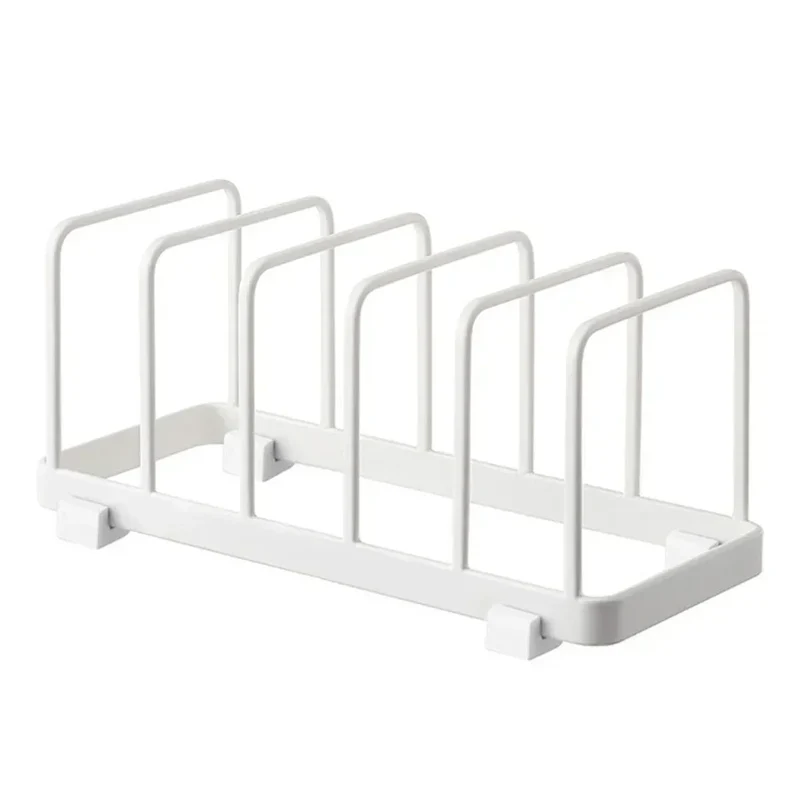Stainless Steel Pot & Pan Lid Rack — Plate, Tray & Cutting Board Organiser
