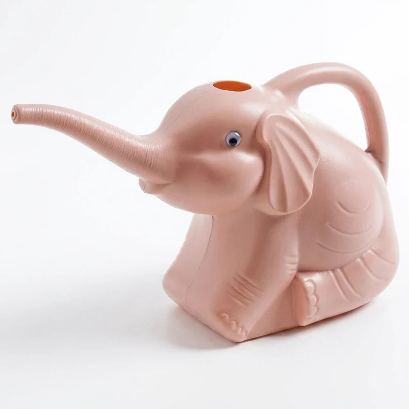 Elephant-Shaped PP Watering Can – 30 × 12 × 18 cm, Blue / Pink / Green