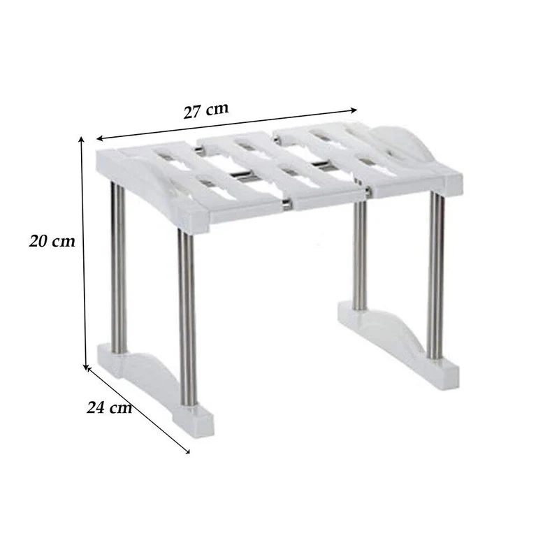 Scaffale sottolavello salvaspazio cucina bagno varie dimensioni