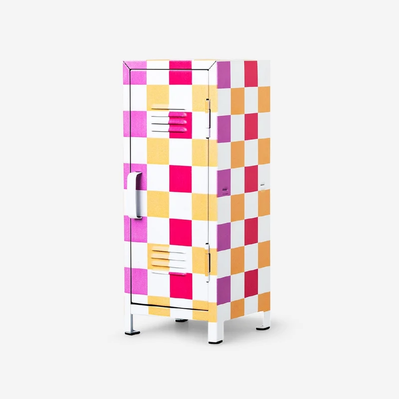 RuPaul's Drag Race x Flying Tiger Copenhagen - Checkered mini locker - 26 cm