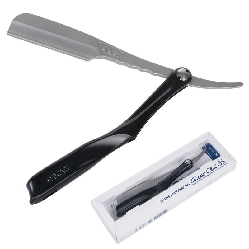 Rasoio Shavette Feather Professional Artist Club Black ACS-RB