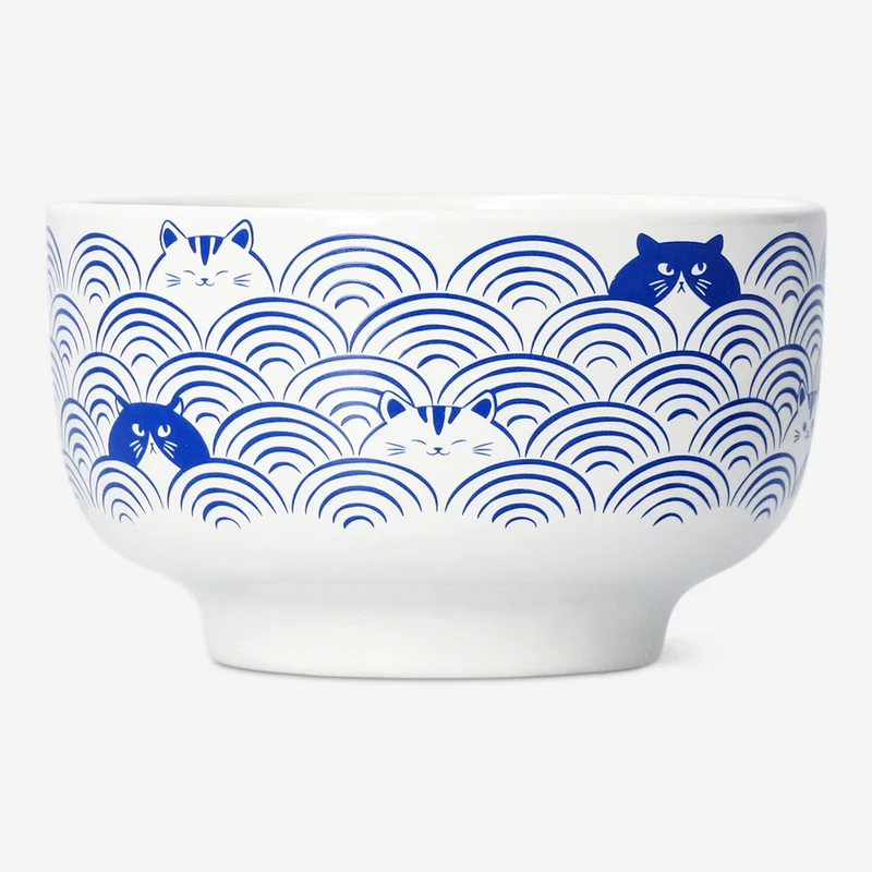 Bowl with cat print - 11 cm