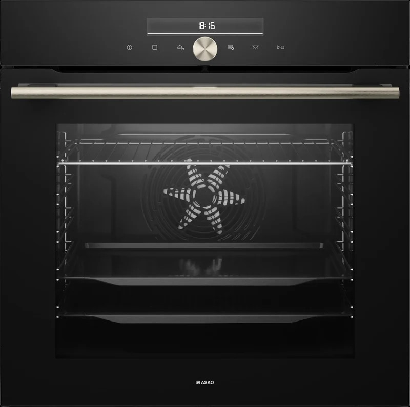 Ⓜ️🔵🔵🔵 Asko OP 86331 BG - Forno Pirolitico, Nero, 60 cm, 77 litri, Nuova Classe A+
