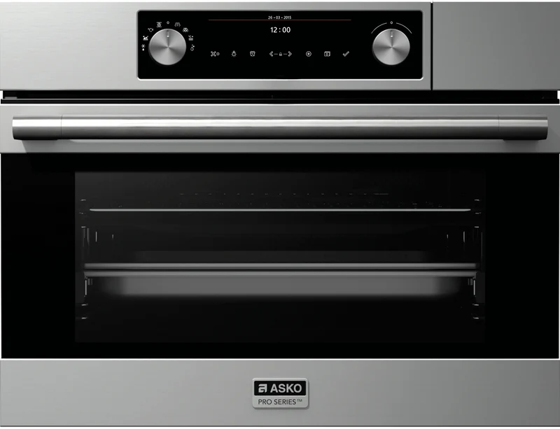 Ⓜ️🔵🔵🔵 Asko OCS 8483 S - Forno Combinato a Vapore Pro Series Craft, Acciaio, 45 cm, 50 litri, Nuova Classe A+
