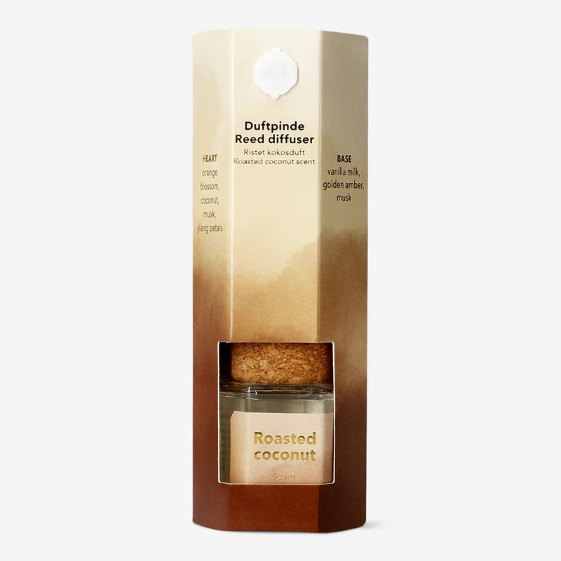 Reed diffuser with roasted coconut fragrance - 50 ml